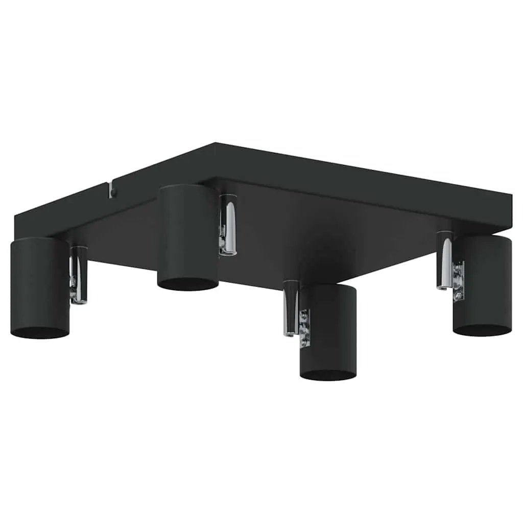 vidaXL vidaXL Ceiling Spotlight Black 26.5 x 26 x 11.5 cm Metal - Spotlight