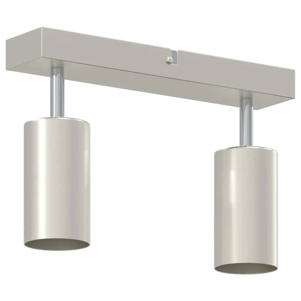 vidaXL vidaXL Ceiling Spotlight with Spotlights Nickel 26 x 6 x 16 cm Metal - Spotlight