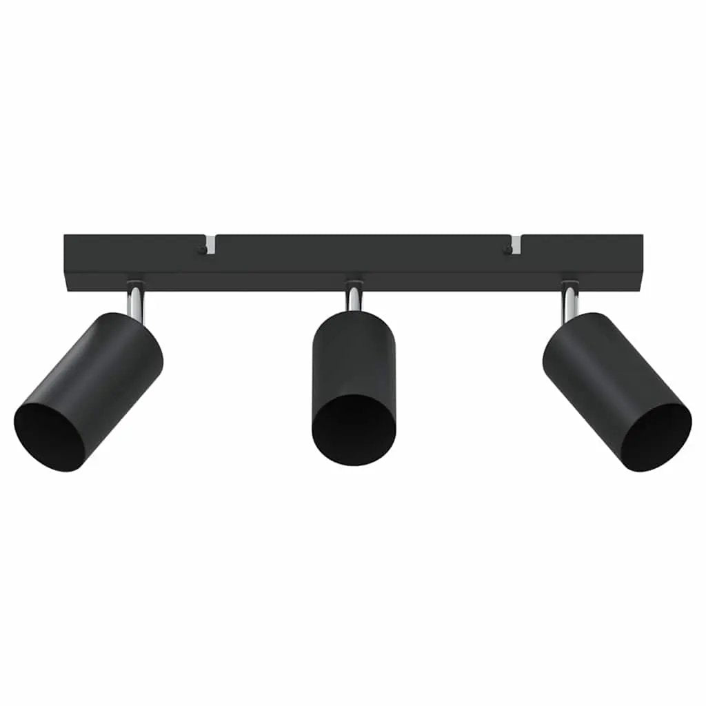 vidaXL vidaXL Ceiling Spotlight with Spotlights Black 38 x 6 x 16 cm Metal - Spotlight