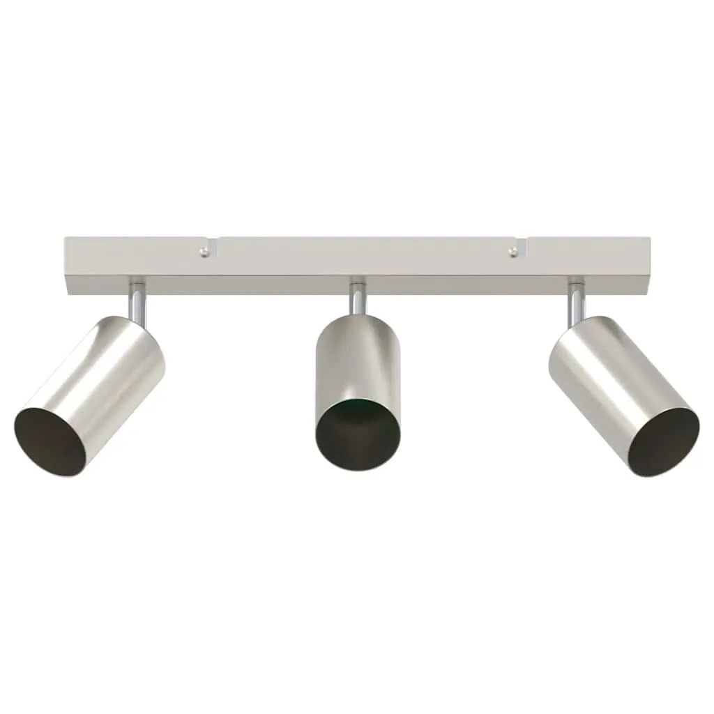 vidaXL vidaXL Ceiling Spotlight with Spotlights Nickel 38 x 6 x 16 cm Metal - Spotlight
