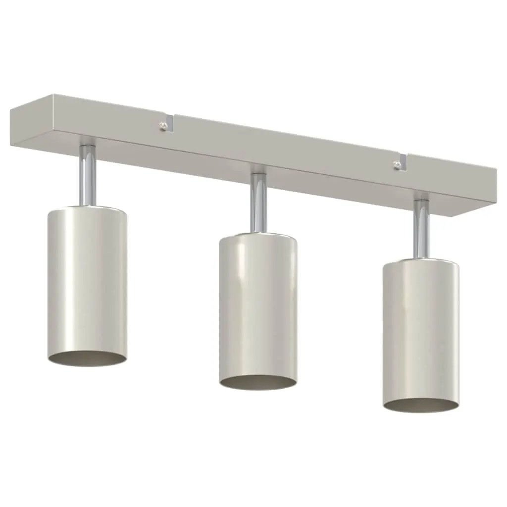 vidaXL vidaXL Ceiling Spotlight with Spotlights Nickel 38 x 6 x 16 cm Metal - Spotlight
