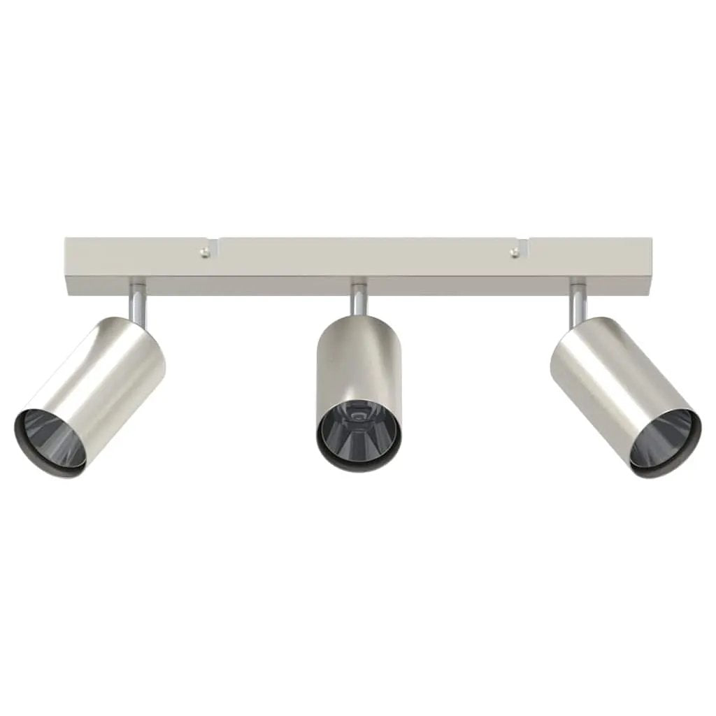 vidaXL vidaXL Ceiling Spotlight with Spotlights Nickel 38 x 6 x 16 cm Metal - Spotlight