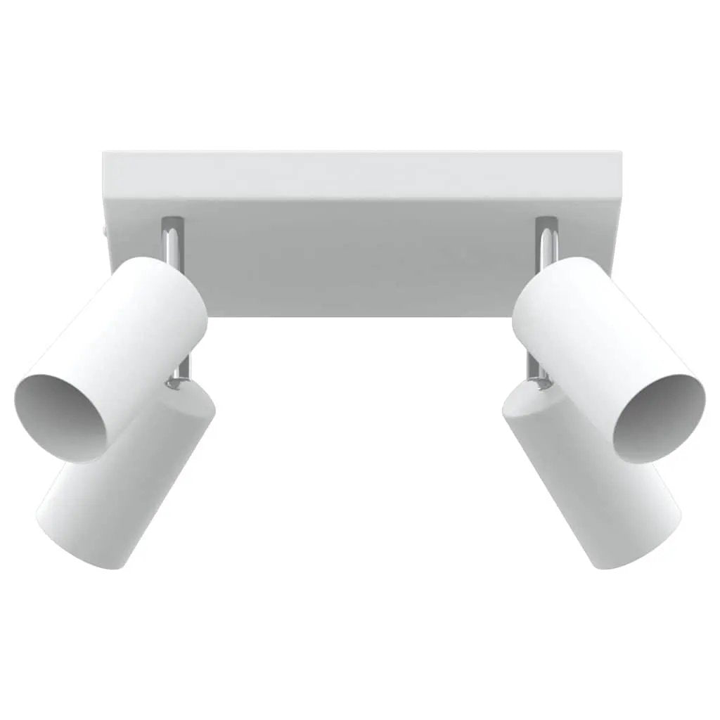 vidaXL vidaXL Ceiling Spotlight with Spotlights White 26 x 26 x 16 cm Metal - Spotlight