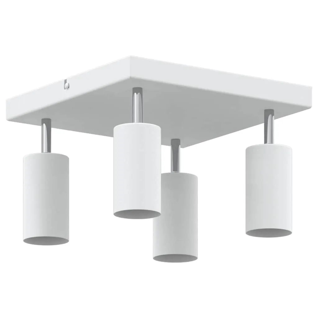 vidaXL vidaXL Ceiling Spotlight with Spotlights White 26 x 26 x 16 cm Metal - Spotlight