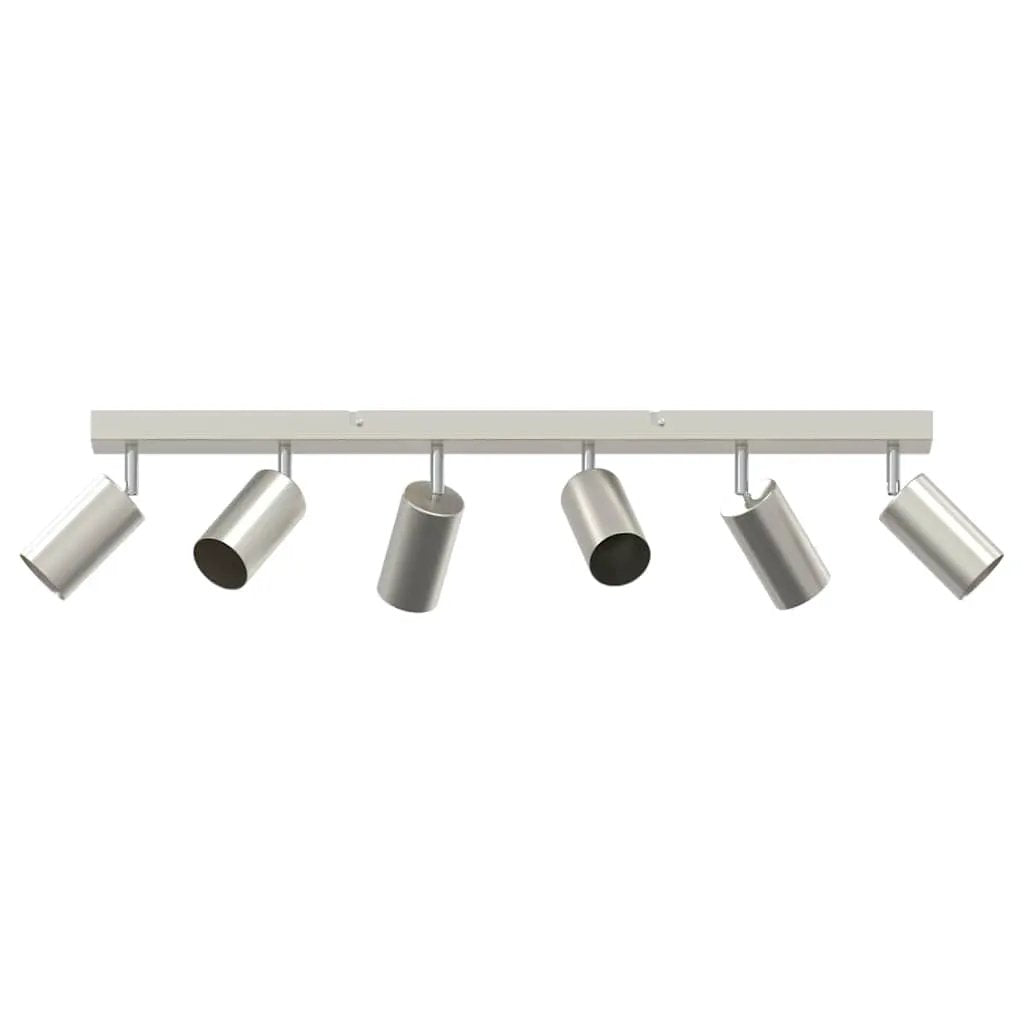 vidaXL vidaXL Ceiling Spotlight with Spotlights Nickel 73 x 6 x 16 cm Metal - Spotlight