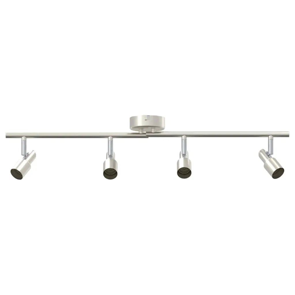 vidaXL vidaXL Ceiling Spotlight with Spotlights Nickel 70 x 9 x 12.5 cm Steel - Spotlight