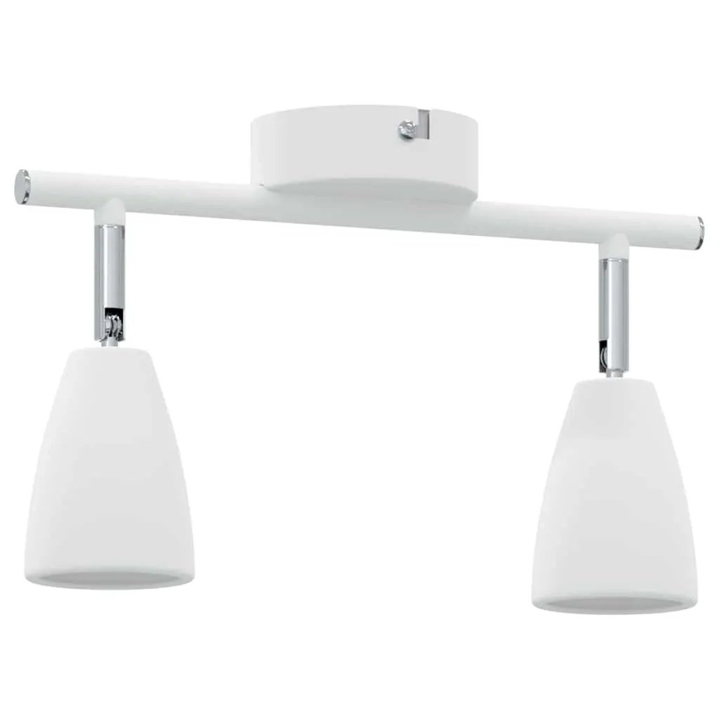 vidaXL vidaXL Ceiling Spotlight with Spotlights White 25.5 x 8 x 16 cm Metal - Spotlight