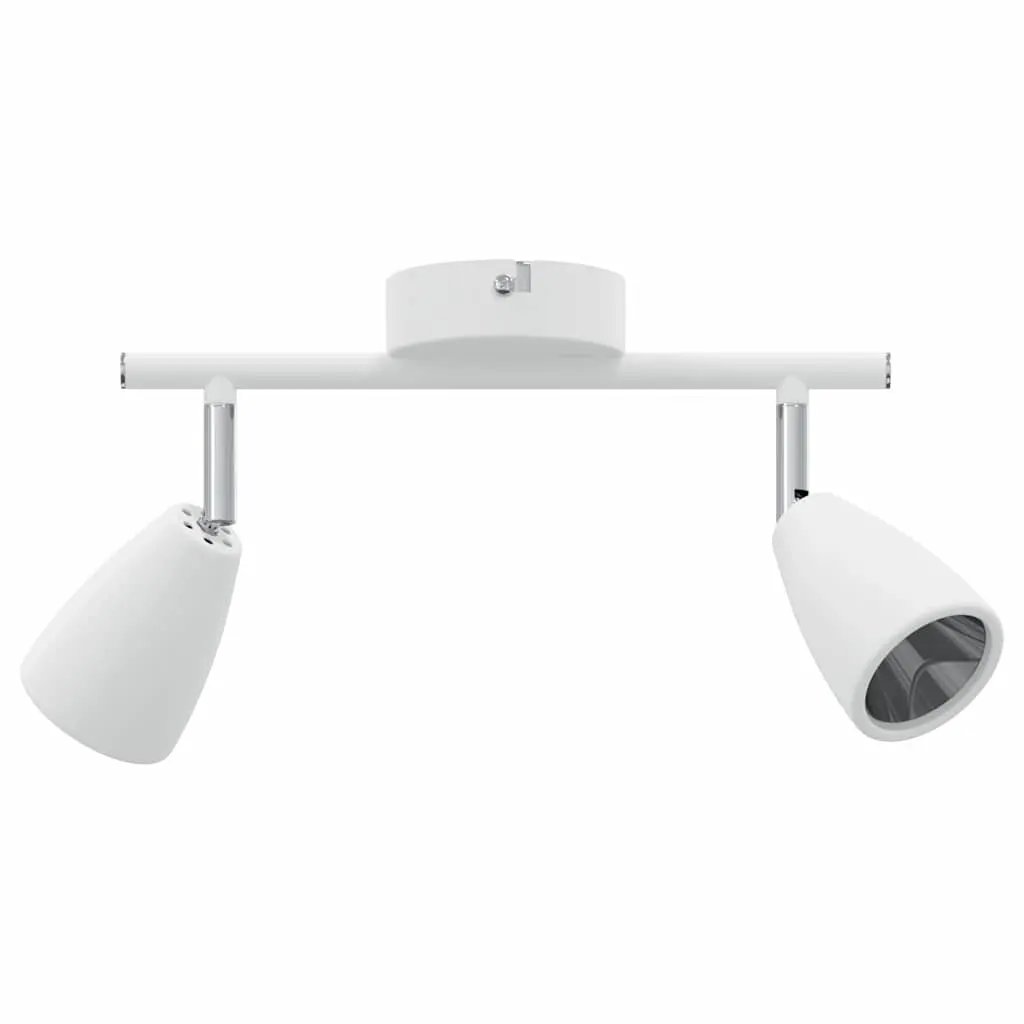 vidaXL vidaXL Ceiling Spotlight with Spotlights White 25.5 x 8 x 16 cm Metal - Spotlight
