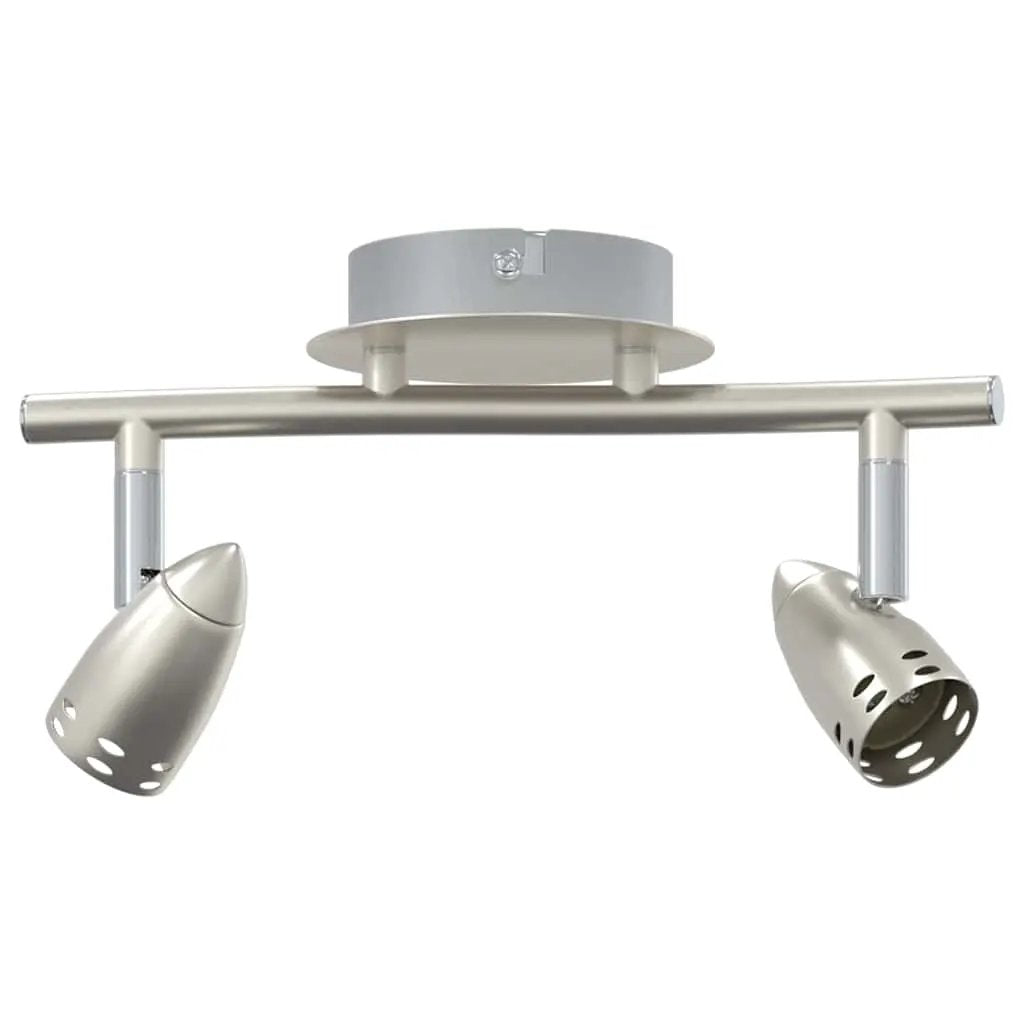 vidaXL vidaXL Ceiling Spotlight with Spotlights Nickel 27 x 10 x 12 cm Metal - Spotlight