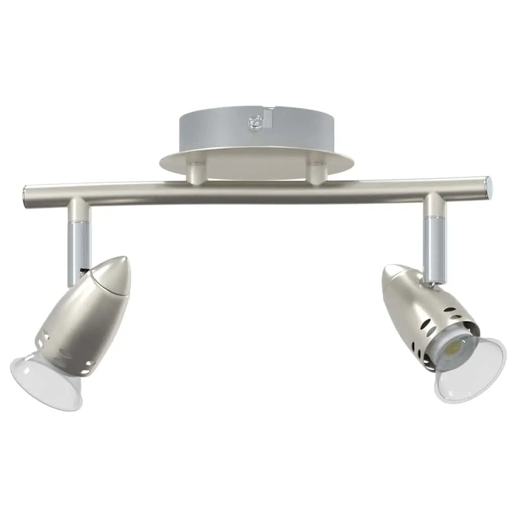 vidaXL vidaXL Ceiling Spotlight with Spotlights Nickel 27 x 10 x 12 cm Metal - Spotlight