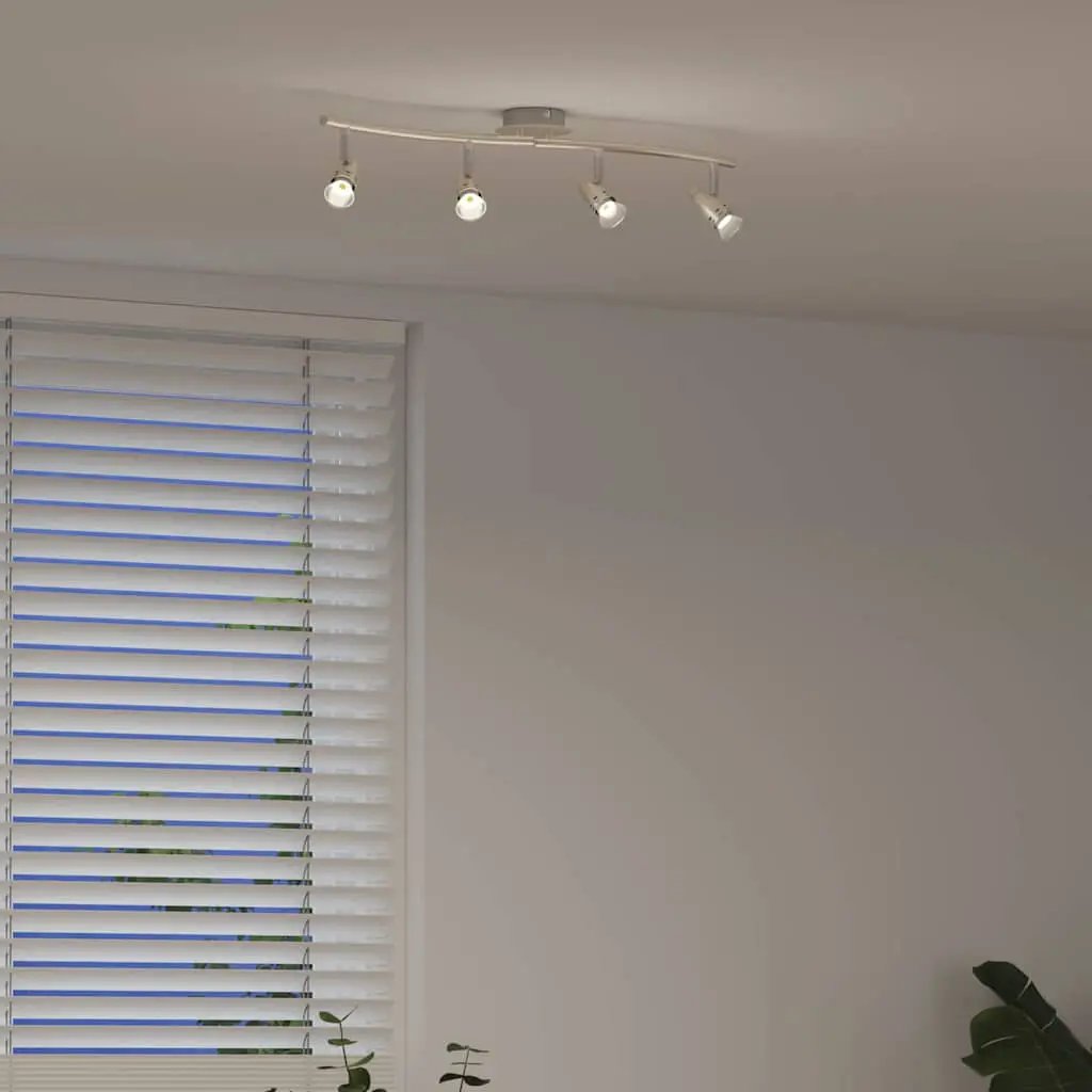 vidaXL vidaXL Ceiling Spotlight Nickel 61 x 10 x 12.5 cm Metal - Spotlight