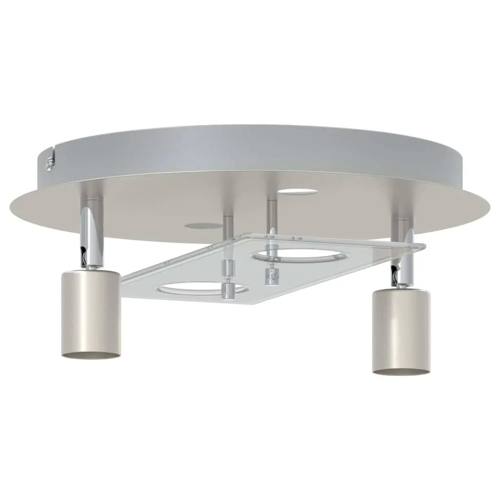 vidaXL vidaXL Ceiling Spotlight Nickel 29 x 29 x 11 cm Steel and Glass - Spotlight