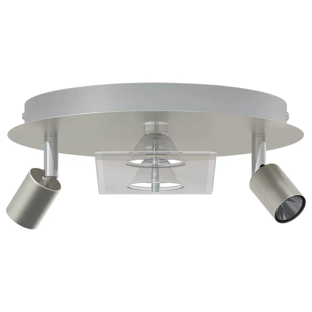 vidaXL vidaXL Ceiling Spotlight Nickel 29 x 29 x 11 cm Steel and Glass - Spotlight