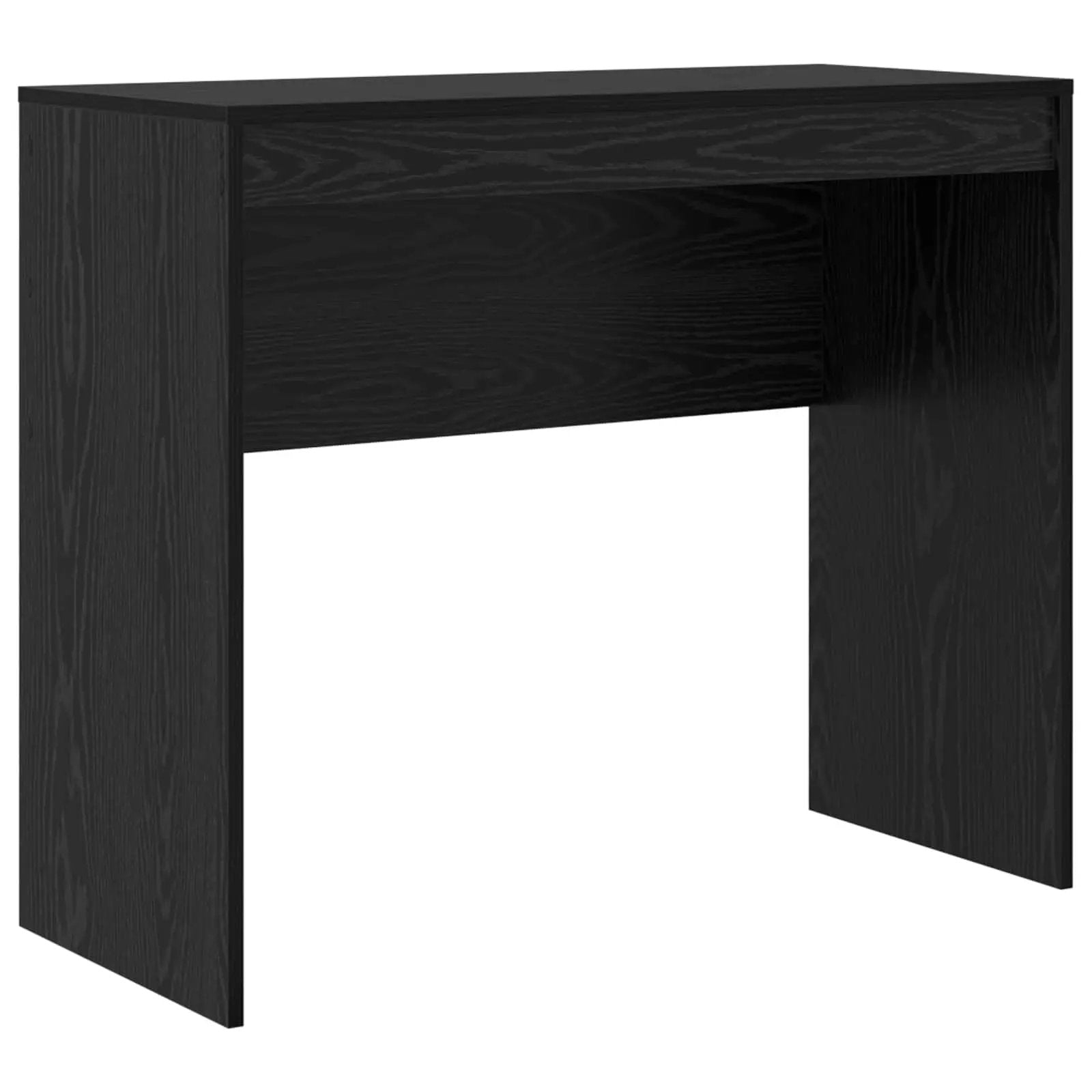 vidaXL vidaXL Desk with Drawer with Shelf with Storage 2 pcs Black Oak - Desk