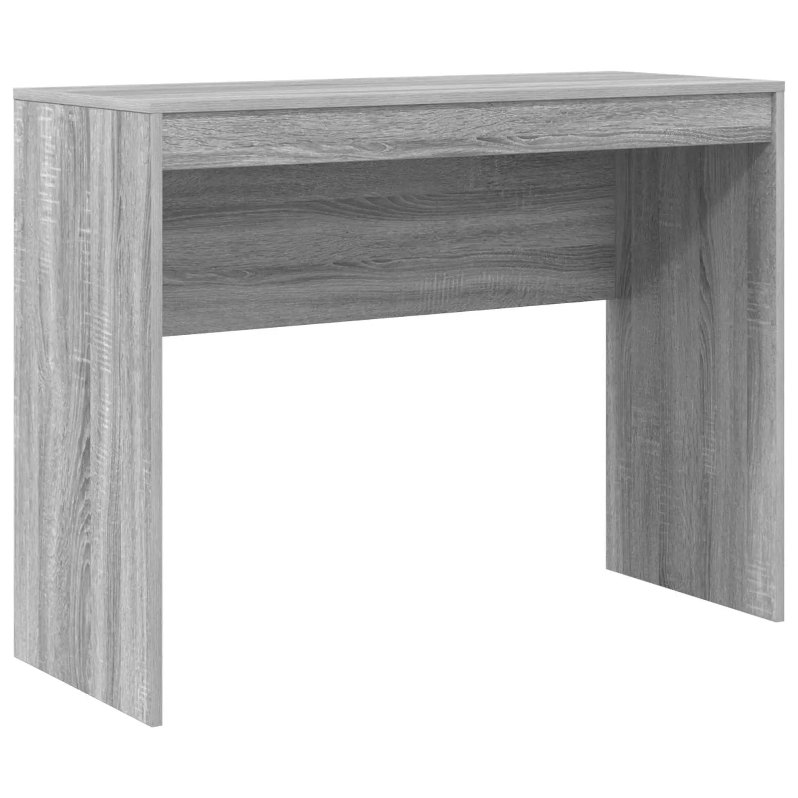 vidaXL vidaXL Desk with Drawer with Shelf with Storage 2 pcs Grey Sonoma - Desk