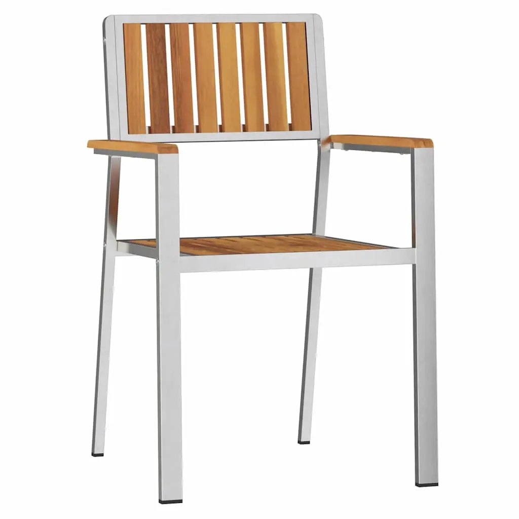 vidaXL vidaXL Garden Chair 6 pcs Brown 56 x 54.5 x 87 cm Solid Acacia Wood -