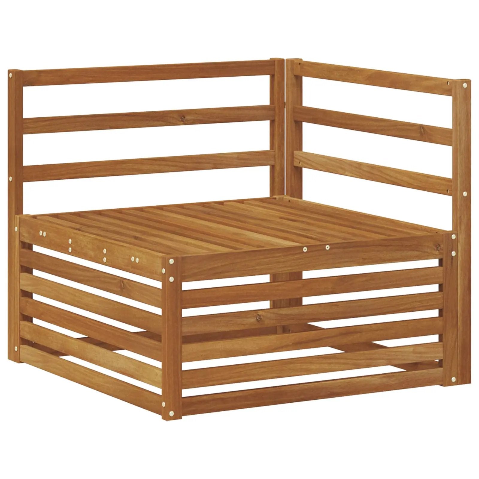 vidaXL vidaXL Outdoor Sofa Set 4 pcs Natural Solid Acacia Wood - Garden Sofa Sets