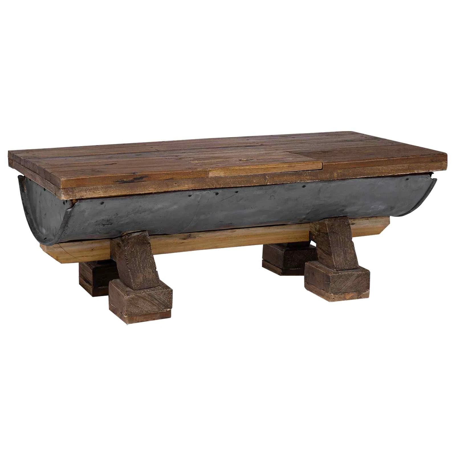 VidaXL Coffee Table 90x50x35 cm Natural Wood Home by vidaXL
