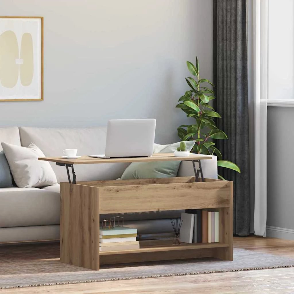vidaXL VidaXL Coffee Table 80x50x41cm Oak Living Room - Coffee Table