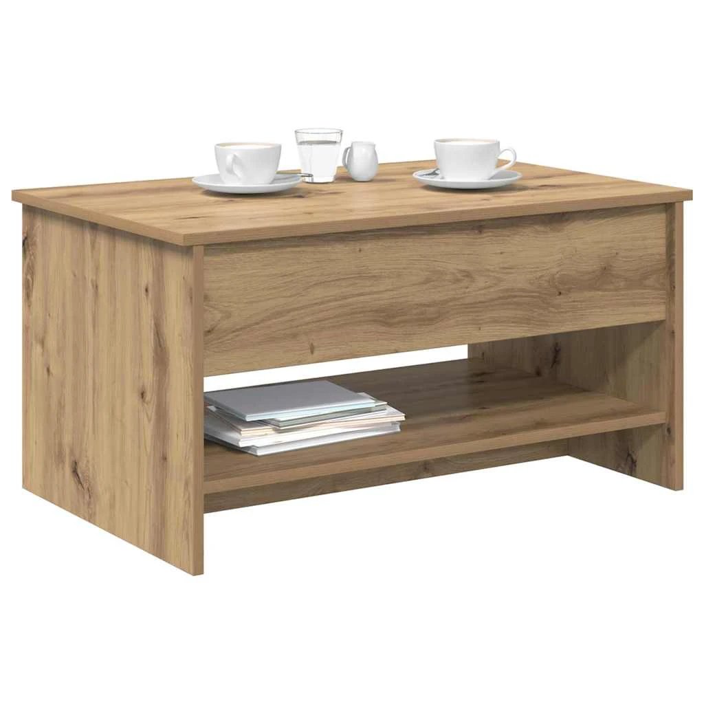 vidaXL Coffee Table 80x50.5x41.5 Oak LivingRoom by vidaXL