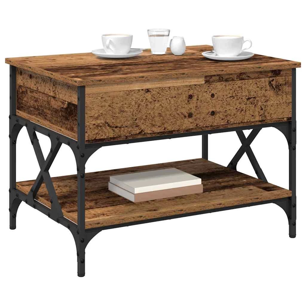 vidaXL vidaXL Coffee Table 70 x 50 x 50 cm Lift Top Industrial Engineered Wood For Living Room - Coffee Table