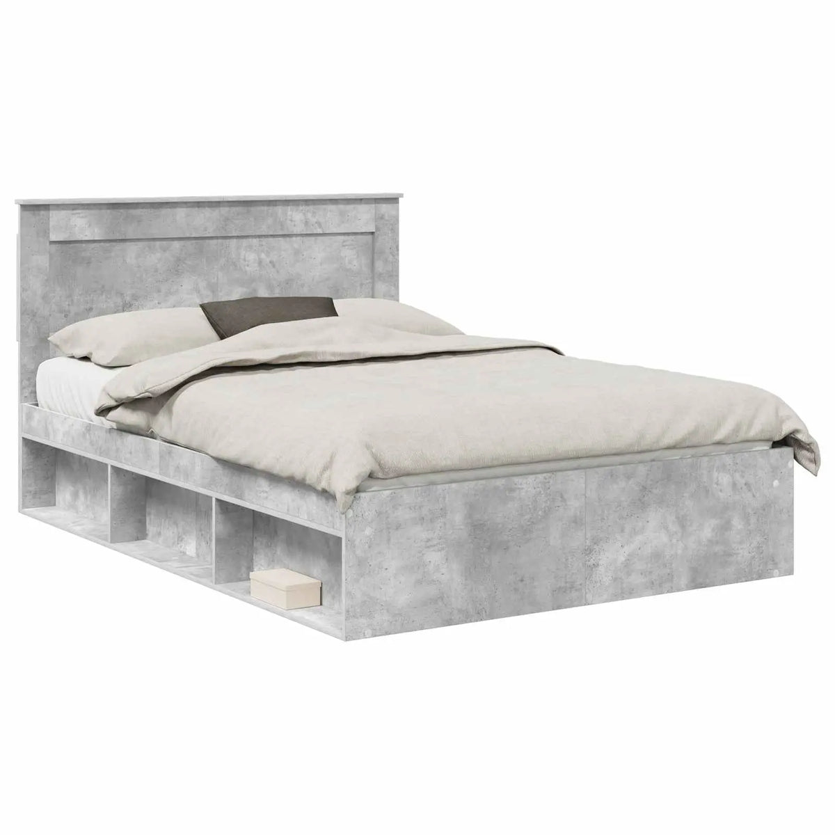 vidaXL Bed Frame with Headboard Concerte 160 x 200 cm Solid Pine Wood - from vidaXL