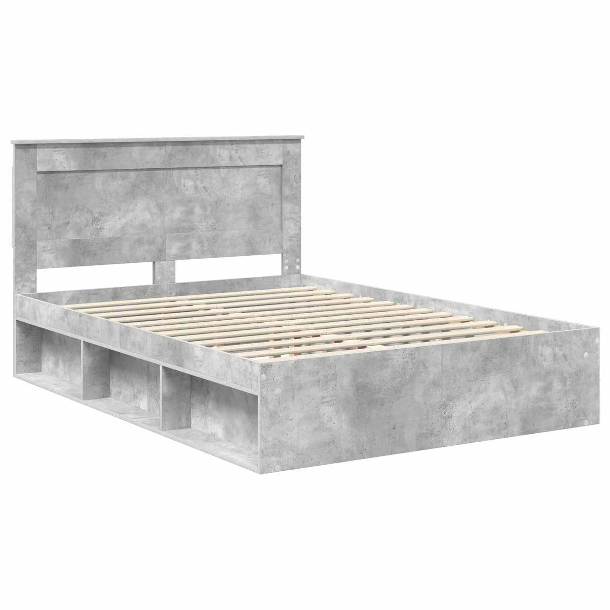 vidaXL Bed Frame with Headboard Concerte 160 x 200 cm Solid Pine Wood - from vidaXL