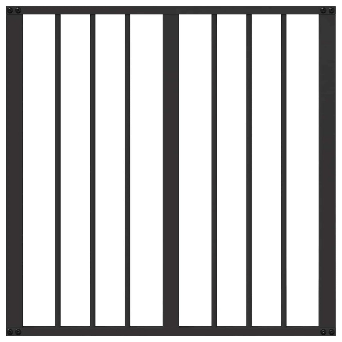 vidaXL Dog Gate 2 pcs Black 60 x 60 cm Galvanised Steel - from vidaXL