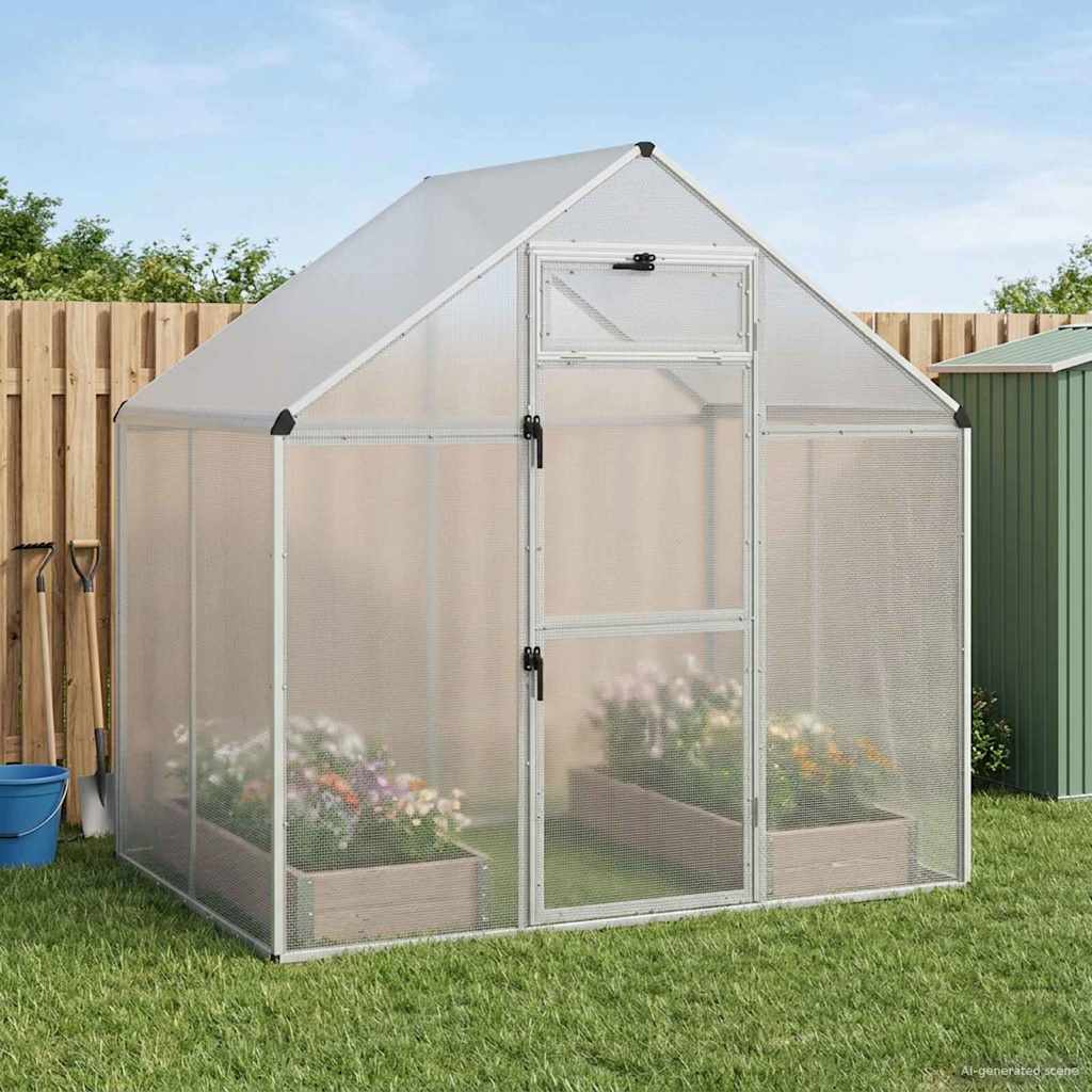 vidaXL vidaXL Bird Cage Silver 181.5 x 110.5 x 173.5 cm Welded Wire Mesh - Bird Cage