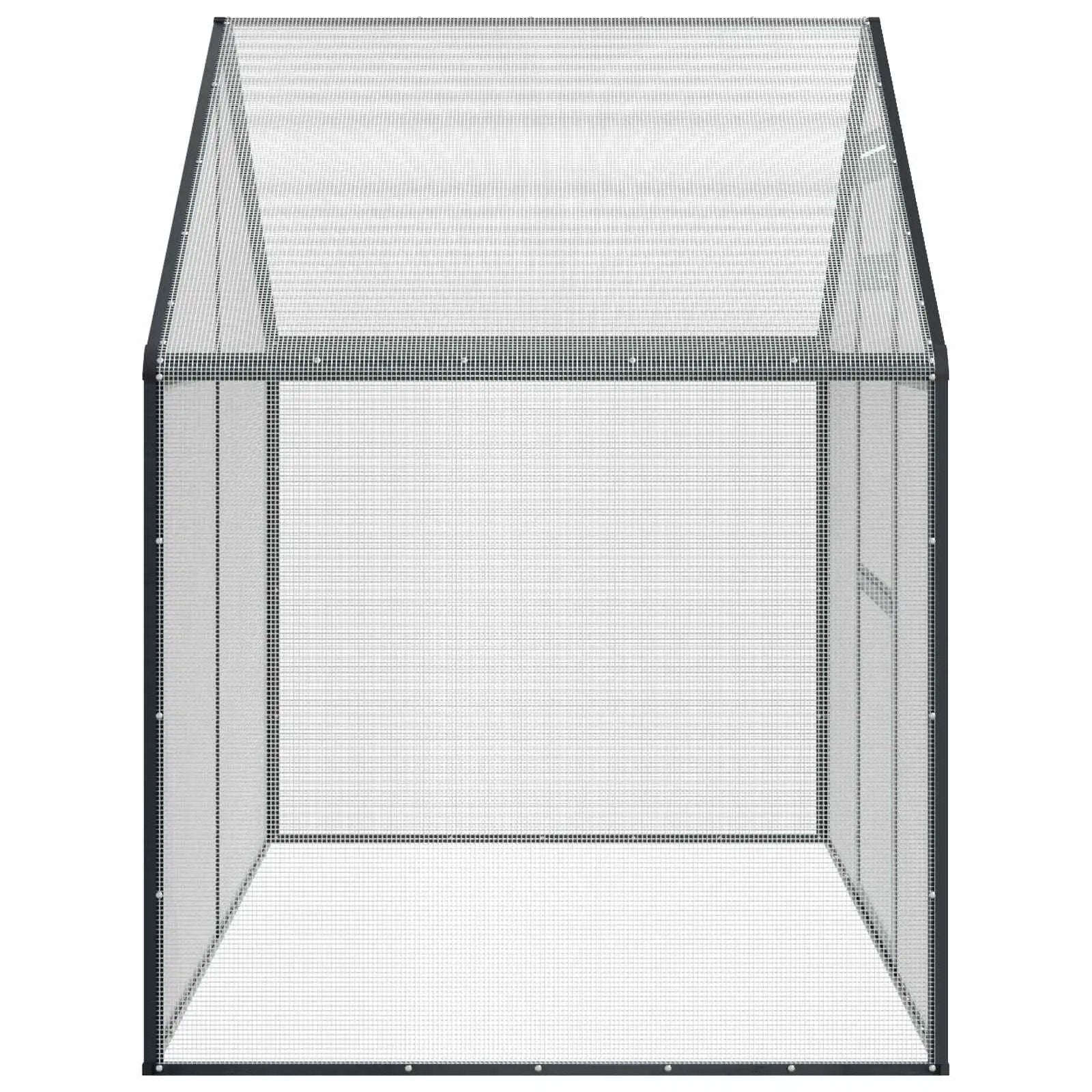 vidaXL vidaXL Bird Cage Anthracite 181.5 x 110.5 x 173.5 cm Welded Wire Mesh - Bird Cage