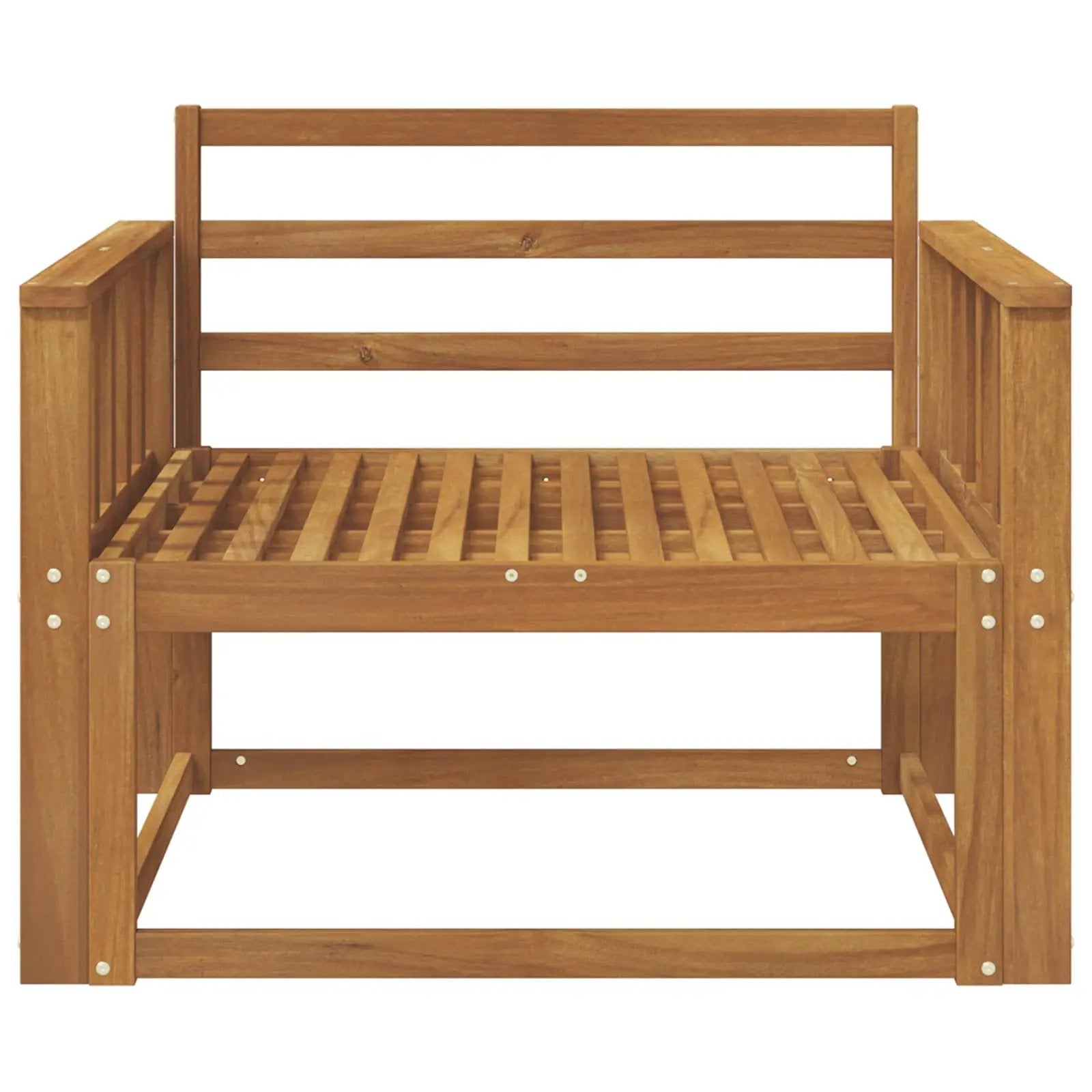 vidaXL vidaXL Outdoor Middle Sofa Natural - Garden Sofa Sets