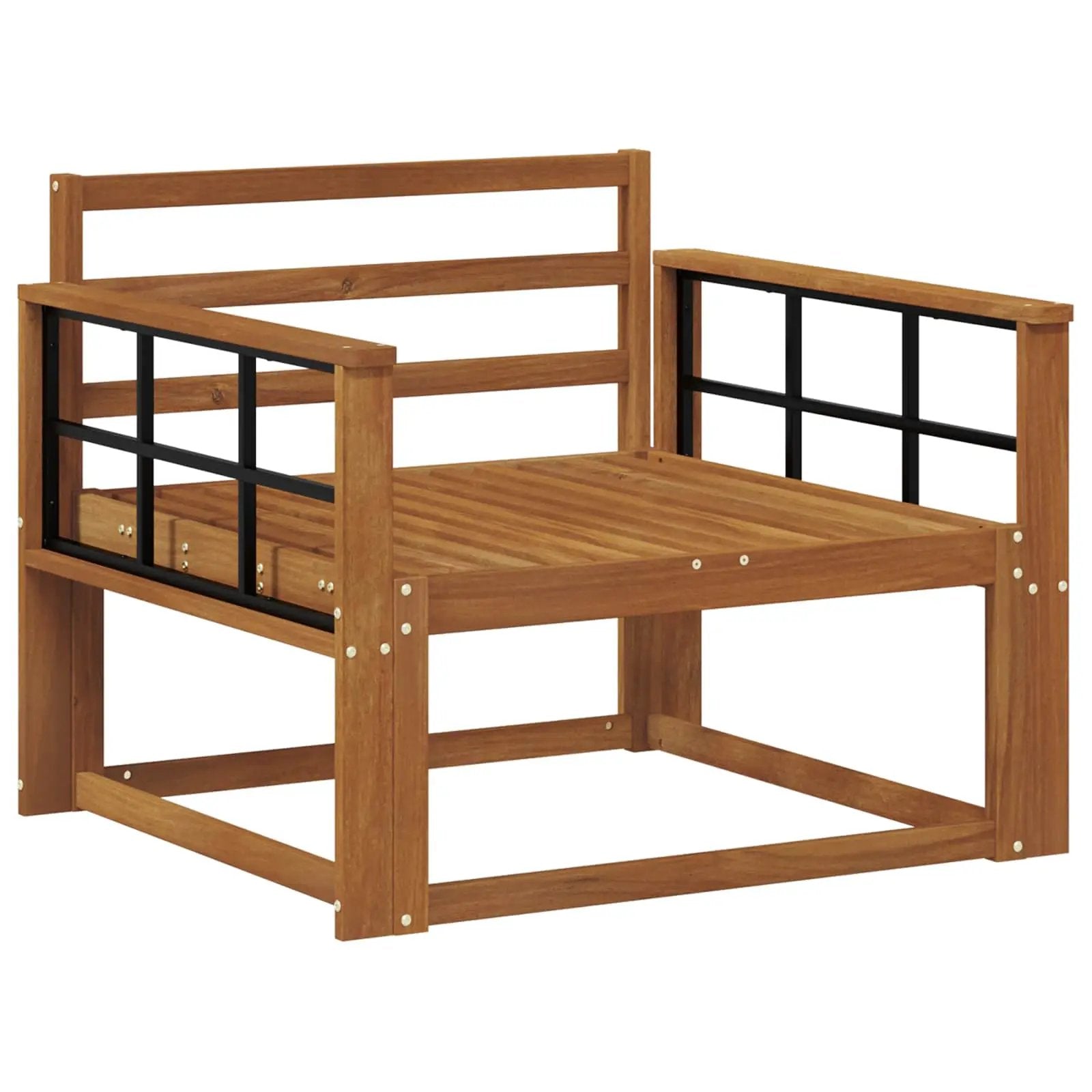 vidaXL vidaXL Outdoor Middle Sofa Natural - Garden Sofa Sets