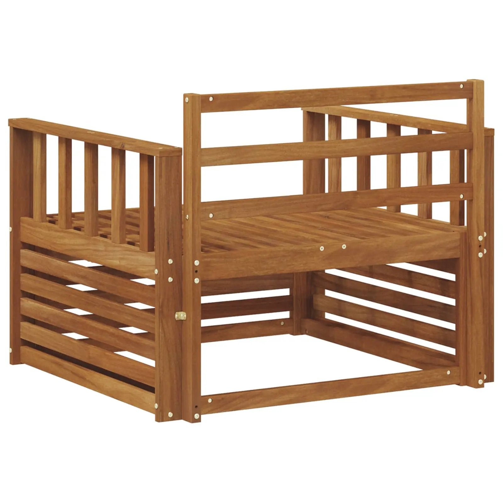 vidaXL vidaXL 2 Piece Outdoor Sofa Natural - Garden Sofa Sets