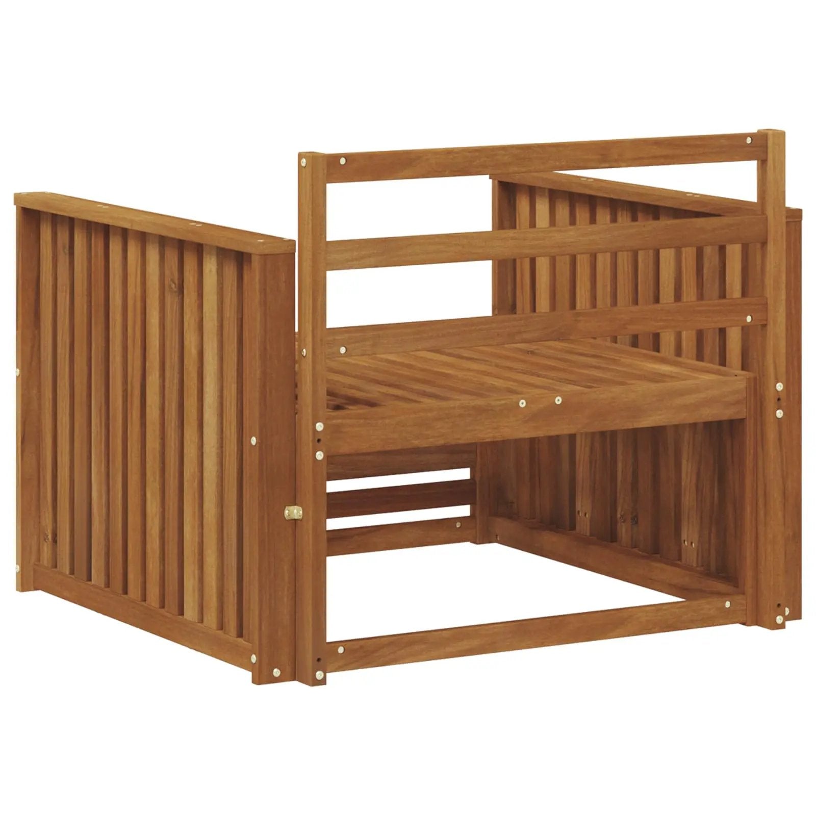 vidaXL vidaXL 2 Piece Outdoor Sofa Natural - Garden Sofa Sets