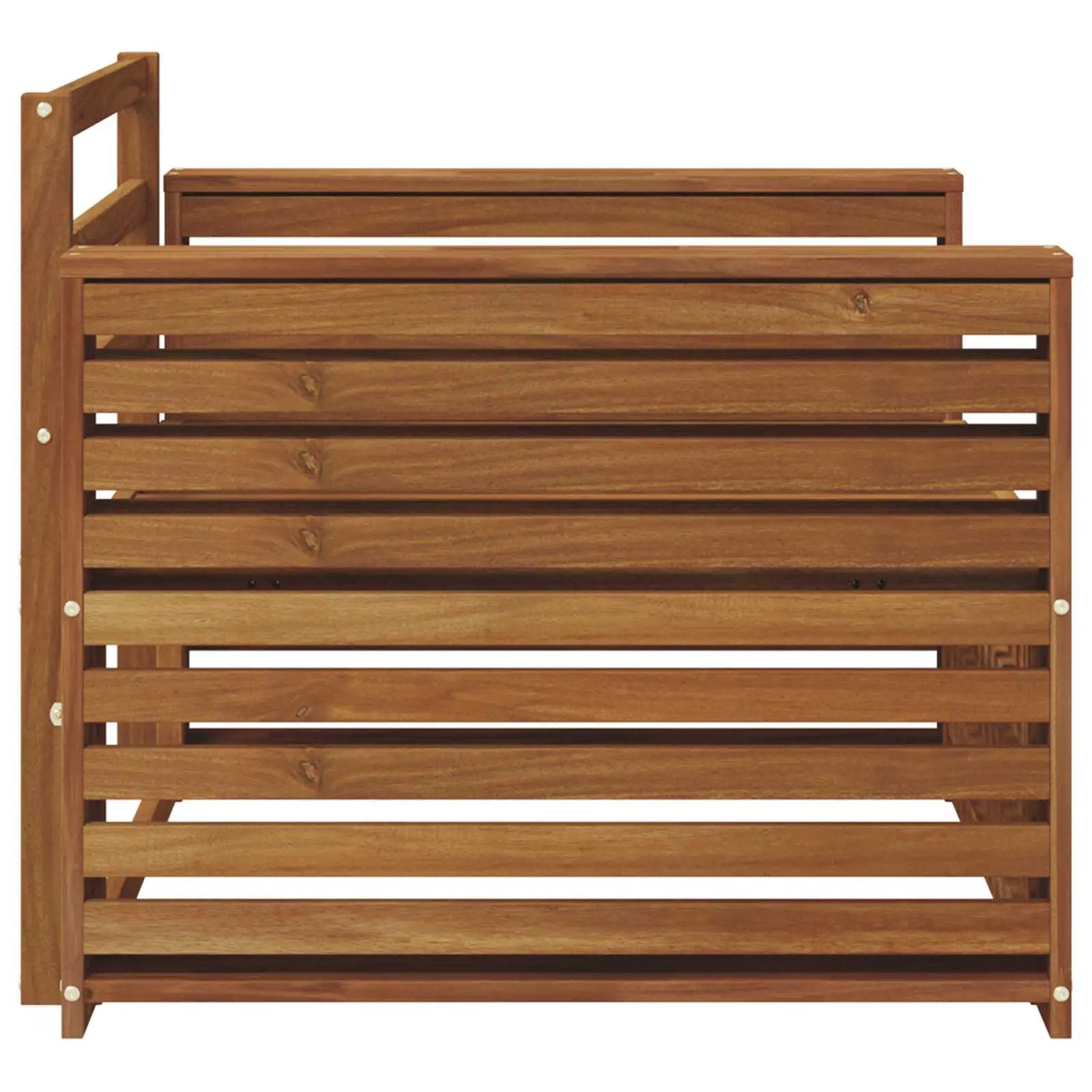 vidaXL vidaXL 2 Piece Outdoor Sofa Natural - Garden Sofa Sets