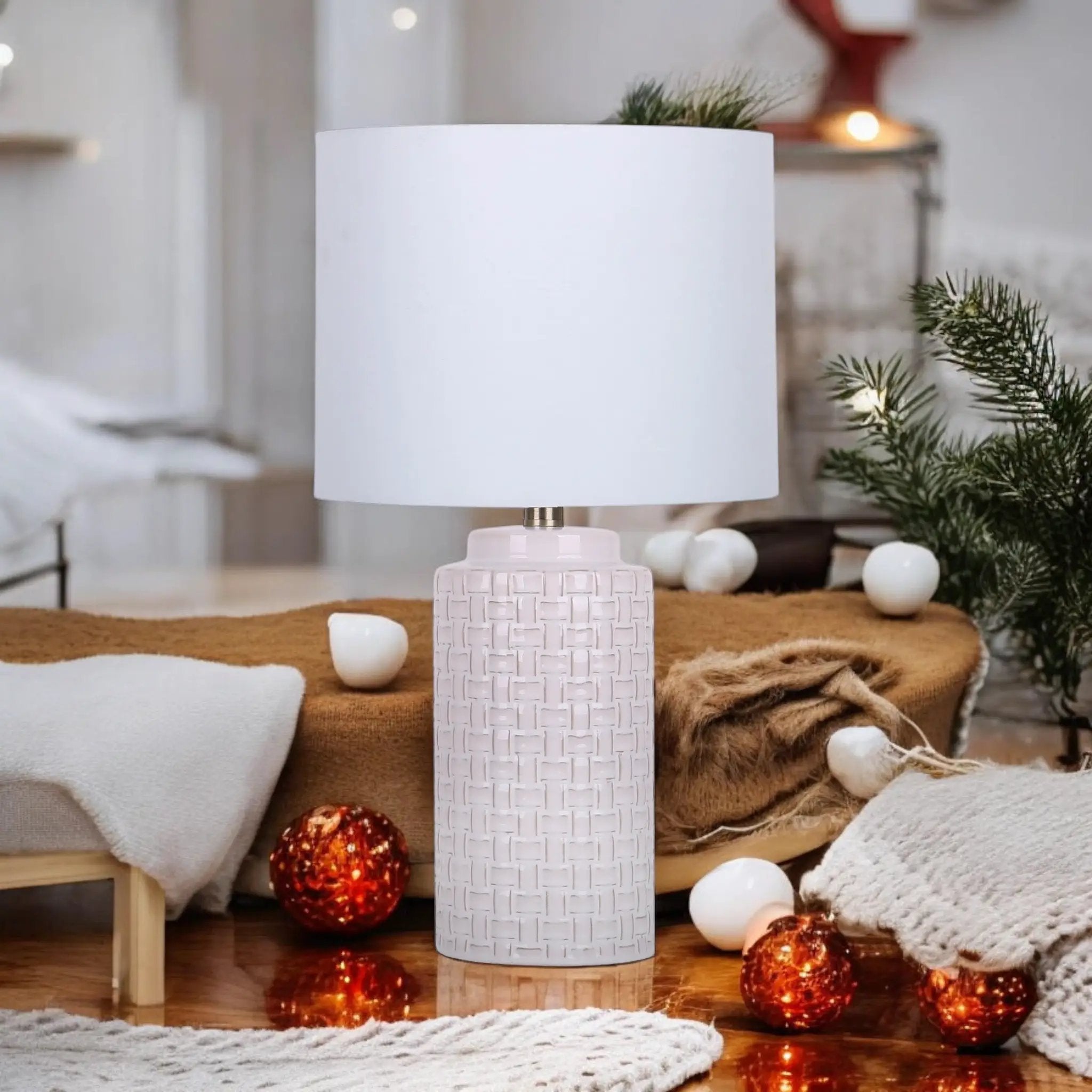 MSL 43CM LAMP AND SHADE - Lamp