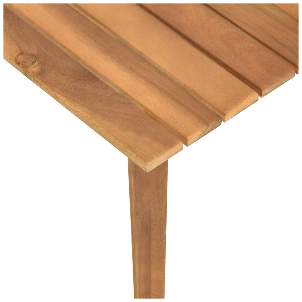 VidaXL Garden Coffee Table 60x60x36 cm Solid Acacia Wood Outdoor Patio All Weather by vidaXL