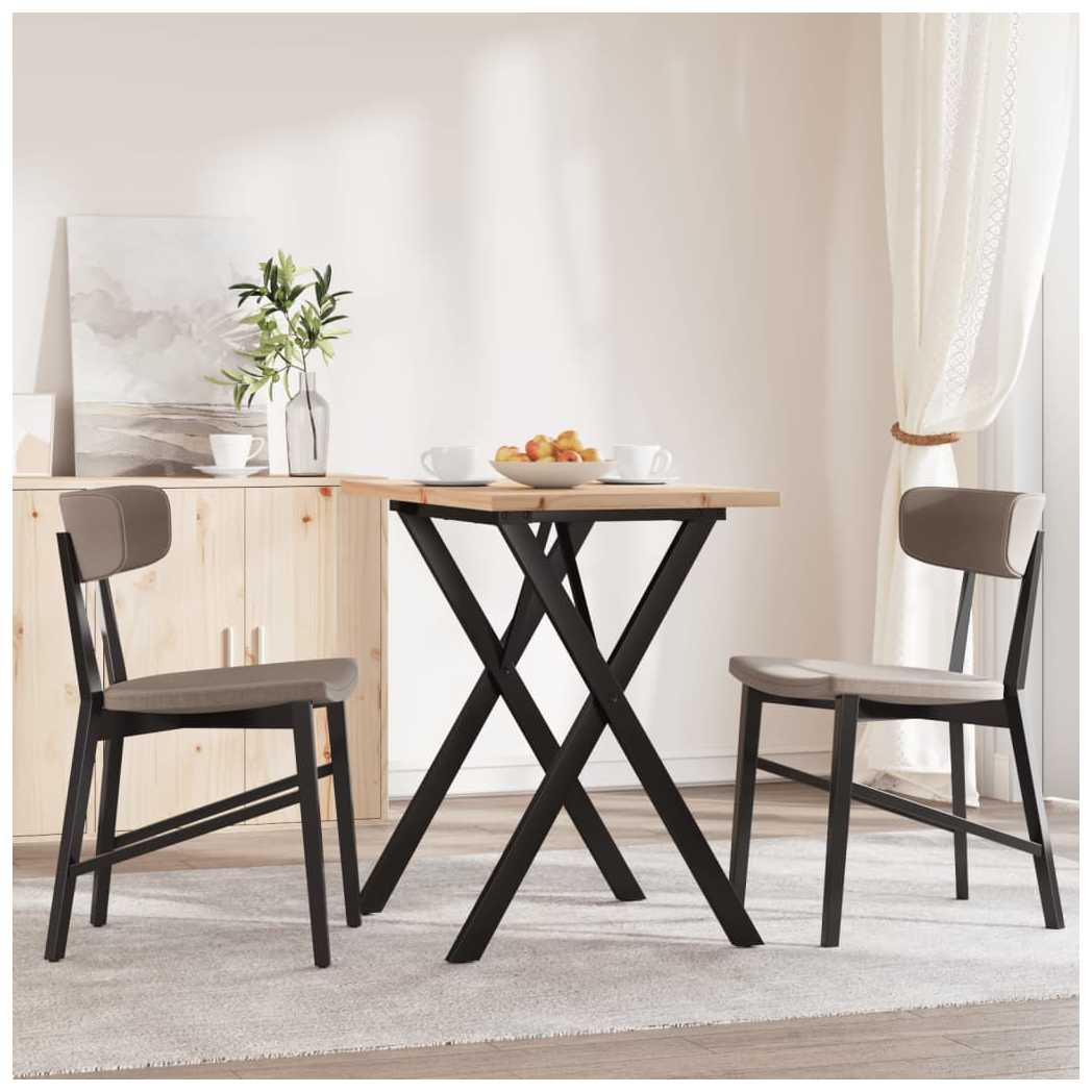 vidaXL vidaXL Dining Table 80x50x75.5 Xframe Pine Home - Dining Table