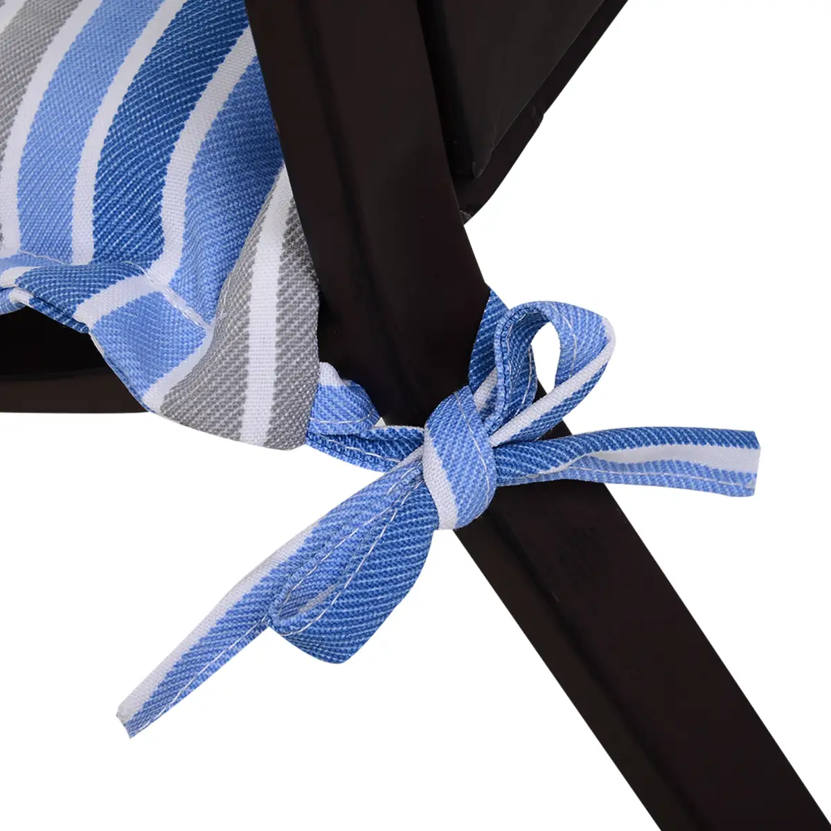 Unbranded 2 PCS Patio Bench Swing Chairs Garden Chairs Double Seat Cushion Mat Strips Blue - Hammocks