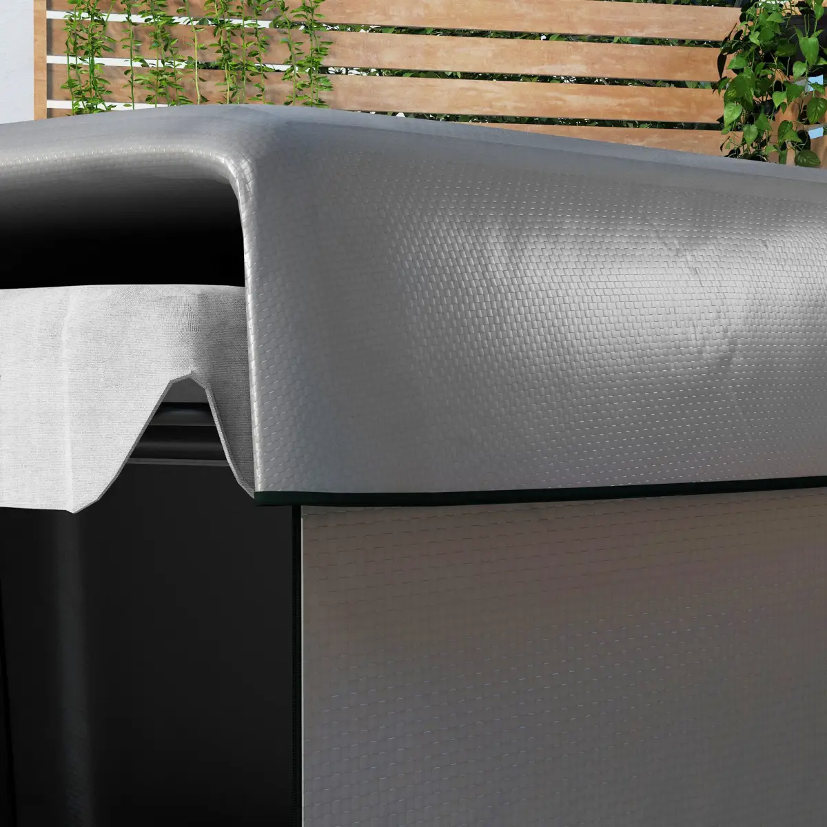 Outsunny Outsunny Patio Swing Chair Cover Garden Furniture Protector 215x155x150cm Grey - Hammocks