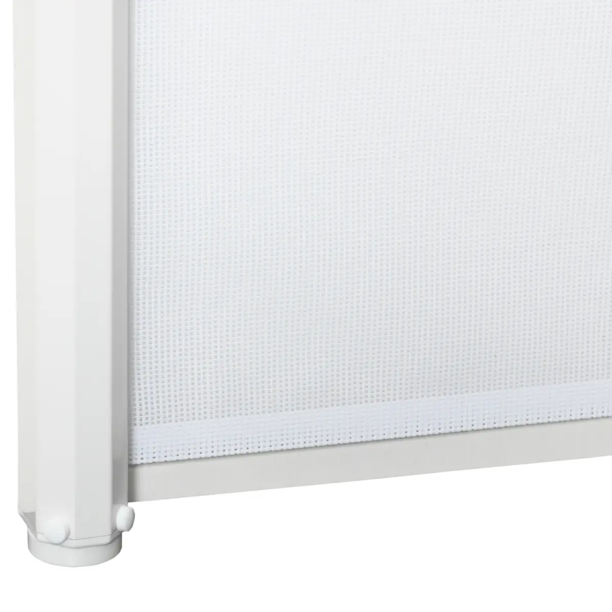 PawHut PawHut Retractable Pet Safety Gate, Folding Stair Barrier, Guard Door - White - Pet Gate