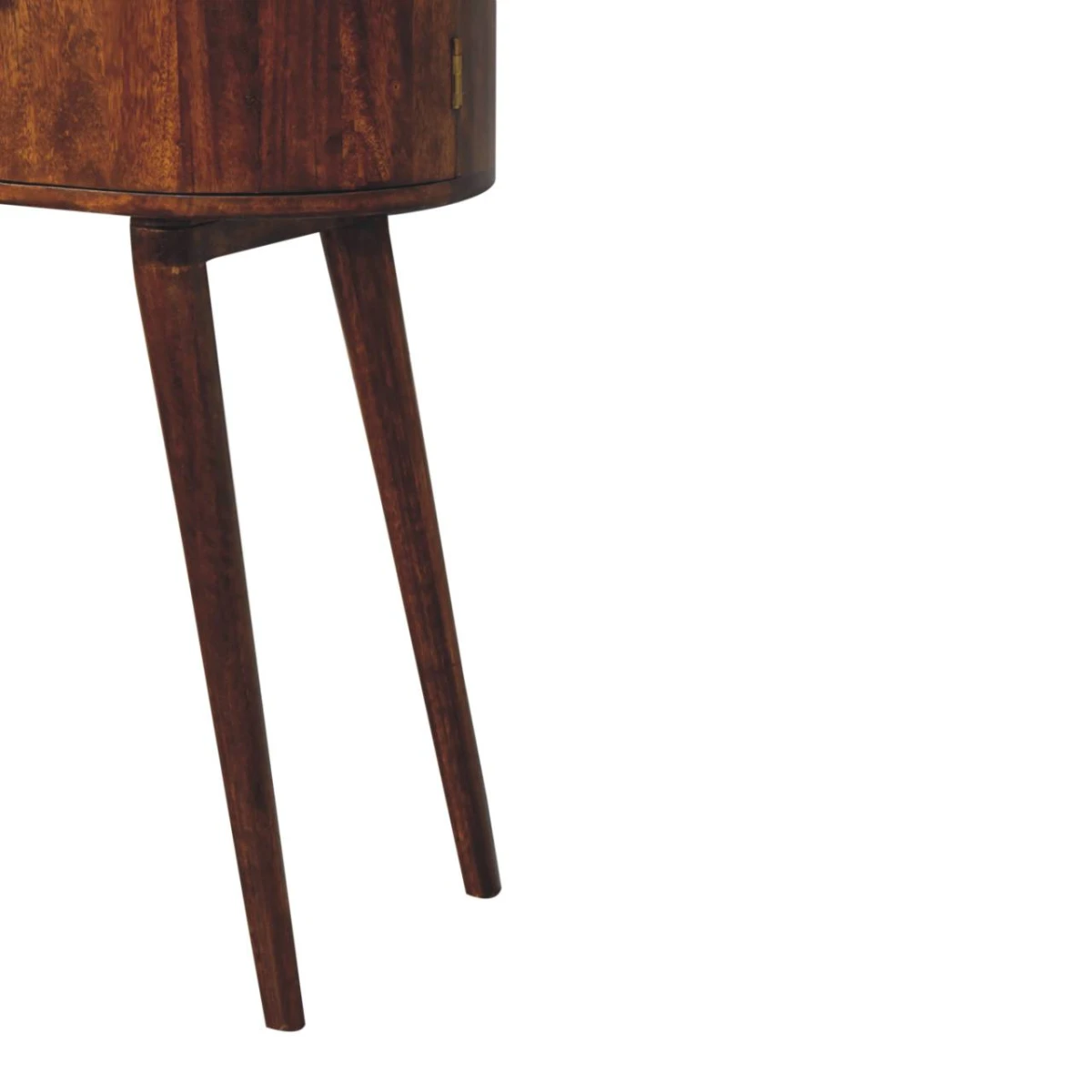Artisan Solid Wood Grove Chestnut Console Table Slim Profile 2 Drawers 2 Cabinets Entryway by Artisan Furniture