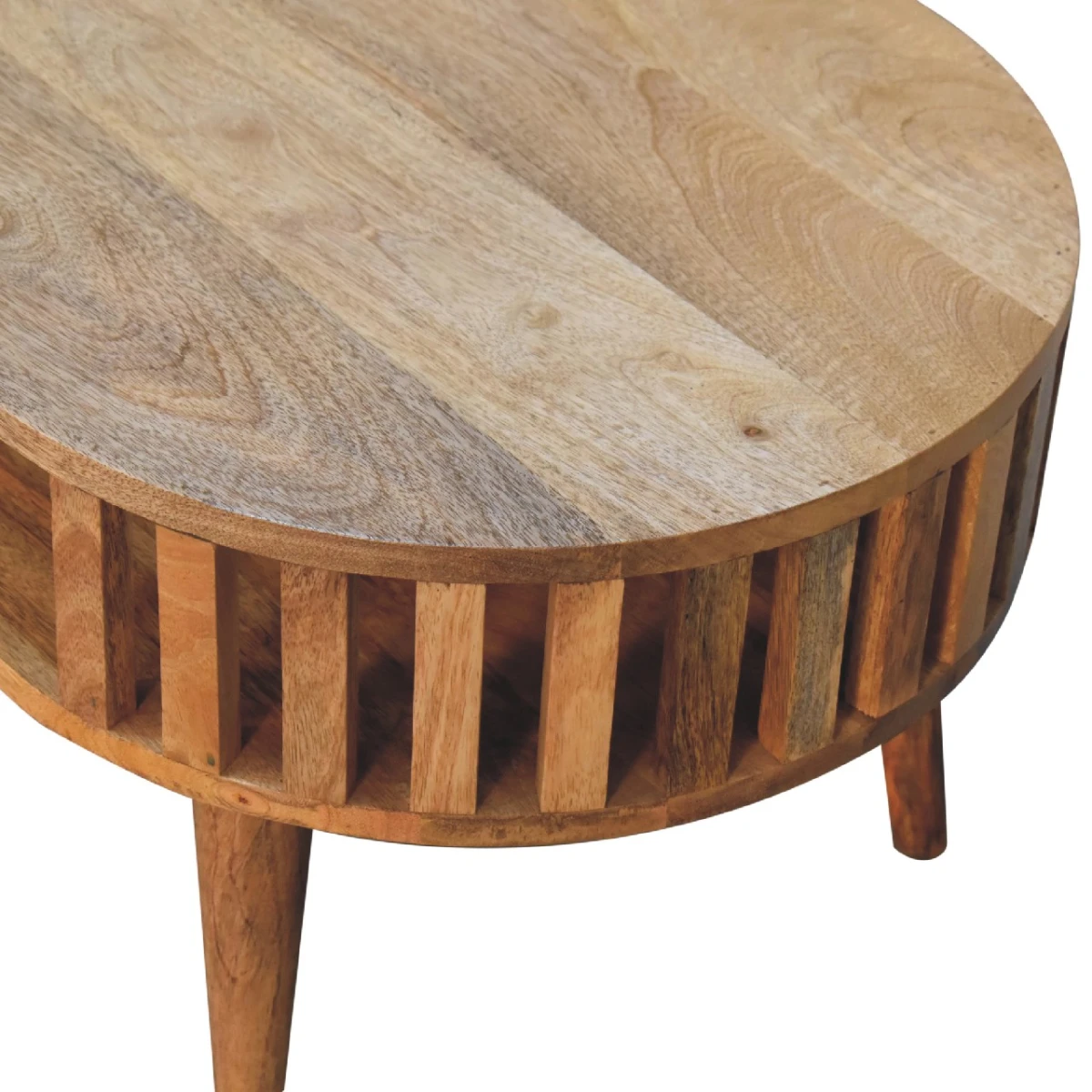 Artisan Furniture Ariella Coffee Table Oval Solid Mango Living Room - Coffee Table