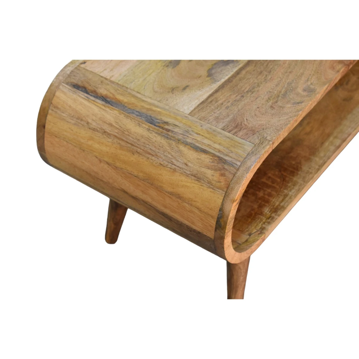 Artisan Furniture Artisan Furniture Amaya Coffee Table Medium Solid Mango Wood Nordic Style Oak Finish For Family Living Rooms - Coffee Table