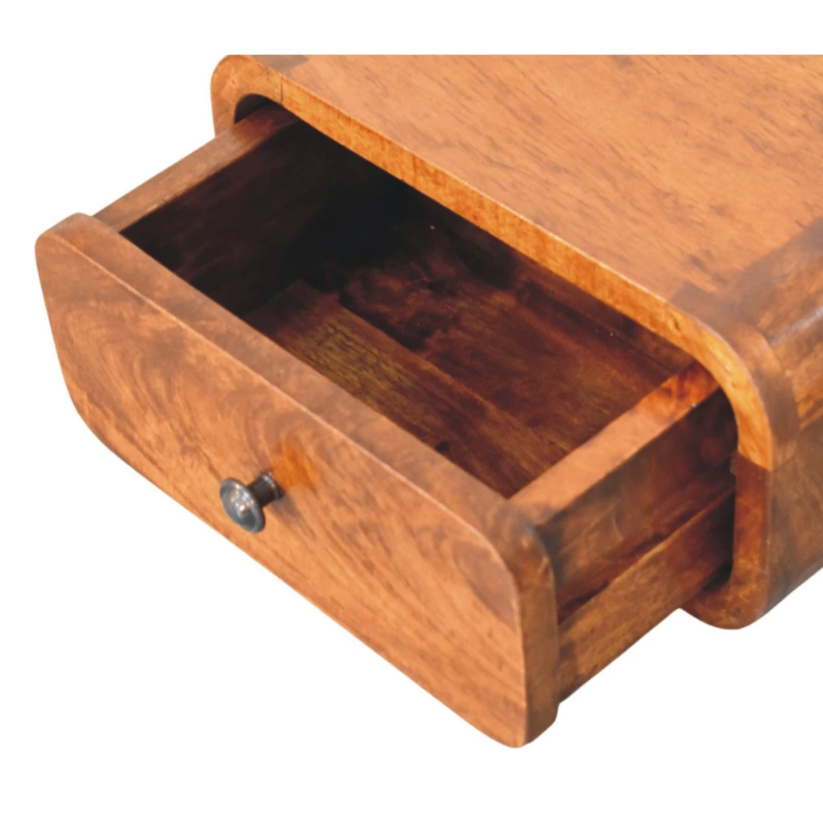 Artisan Furniture Artisan Nightstand Wall Mini Mango Drawer Compact - Bedside Table