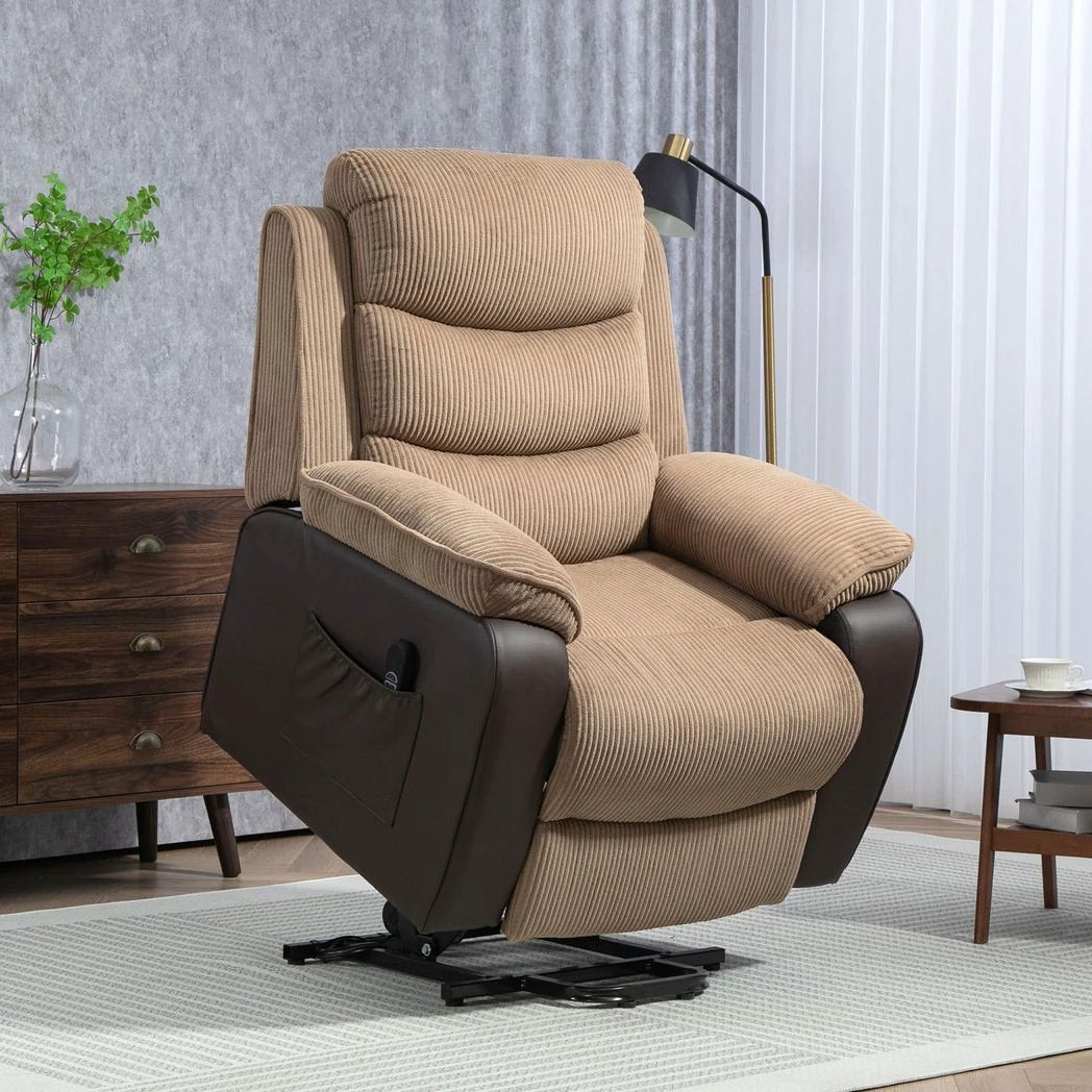 HOMCOM Power Lift Riser and Recliner Chair with Remote Control by HOMCOM