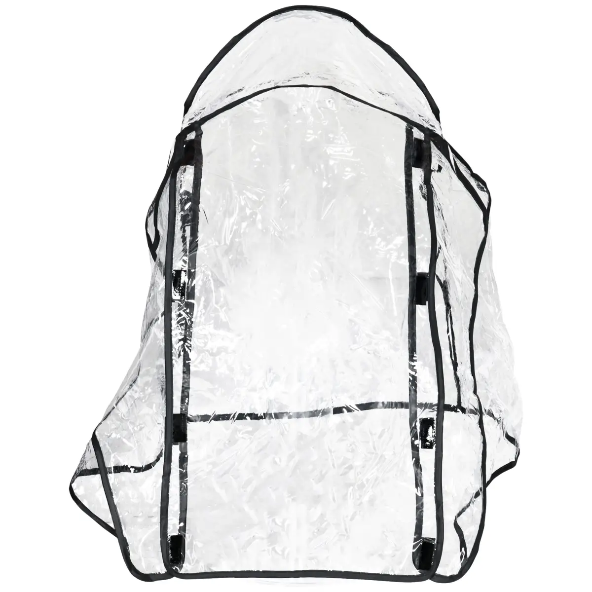 PawHut Dog Pram Rain Cover with Front, Rear Entry - Pet Carrier
