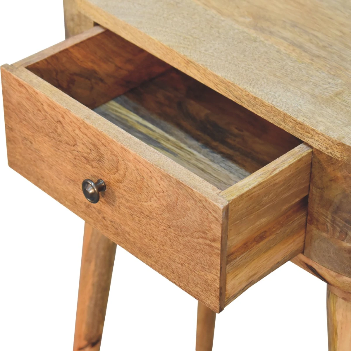 Artisan Furniture Artisan Console Table Mini Drawer Oak Finish Home - Console Table