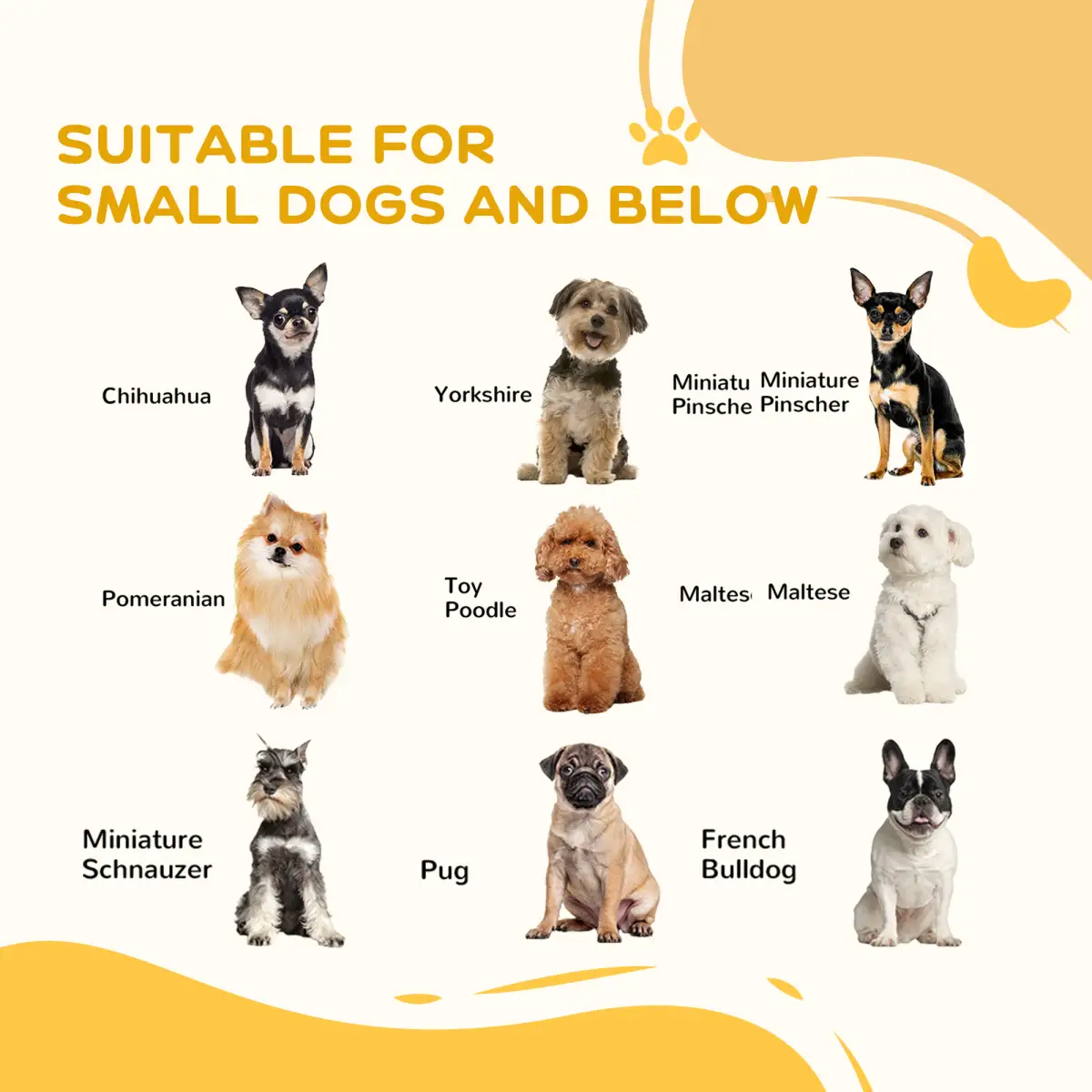 PawHut PawHut Foldable Wooden Pet Gate w/ 3 Panels 2 Support Feet for Small Dogs - Pet Gate