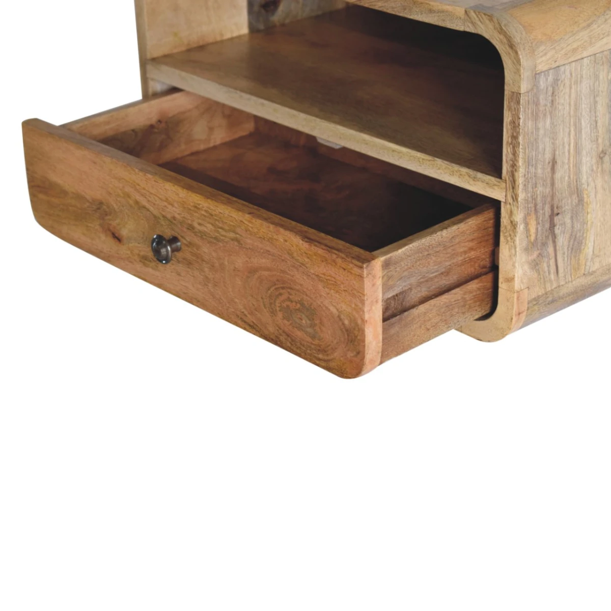 Artisan Furniture Artisan Bedside Cabinet Large Drawer Mango Wood - Bedside Table